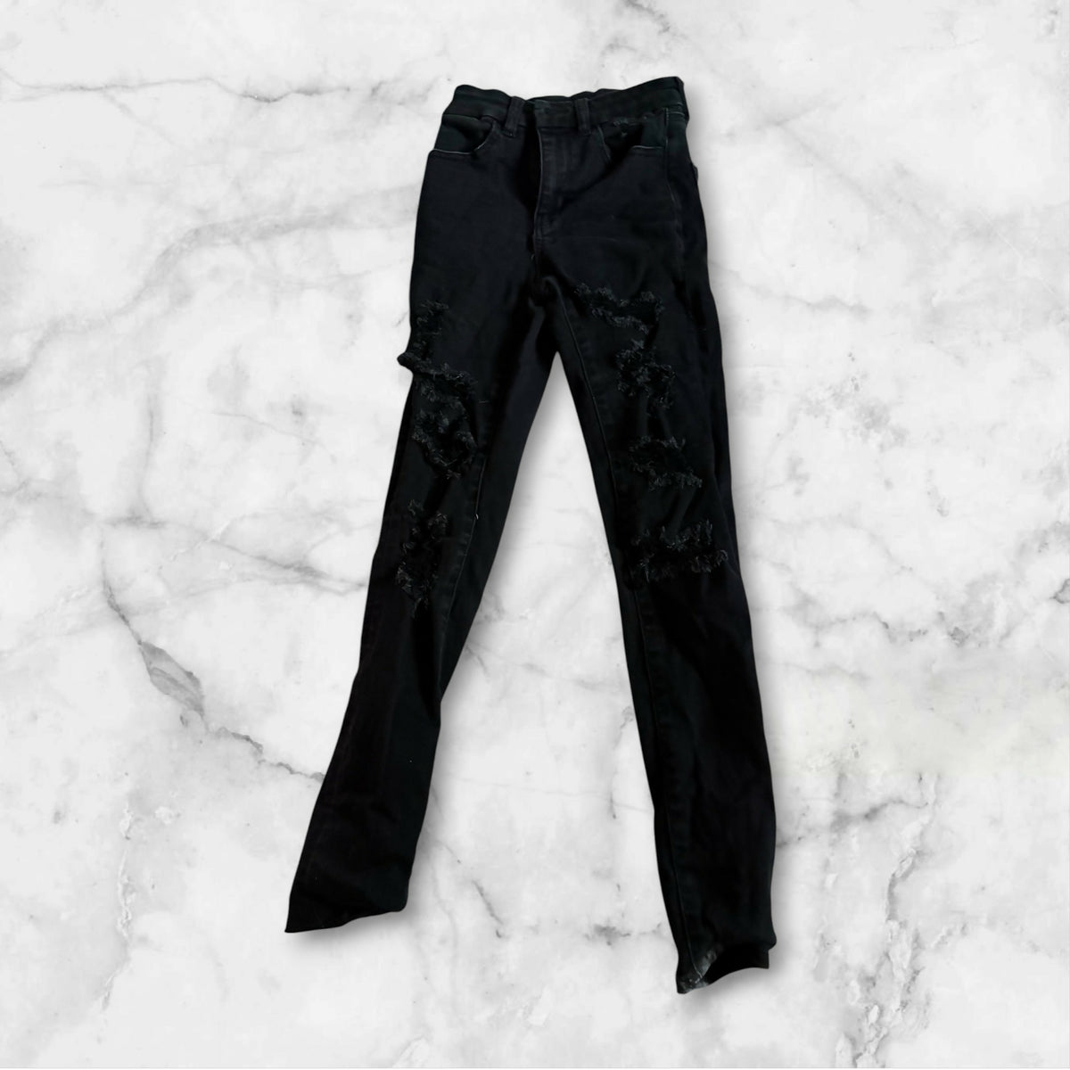AE Ne(x)t Level High-Waisted Ripped Jeggings