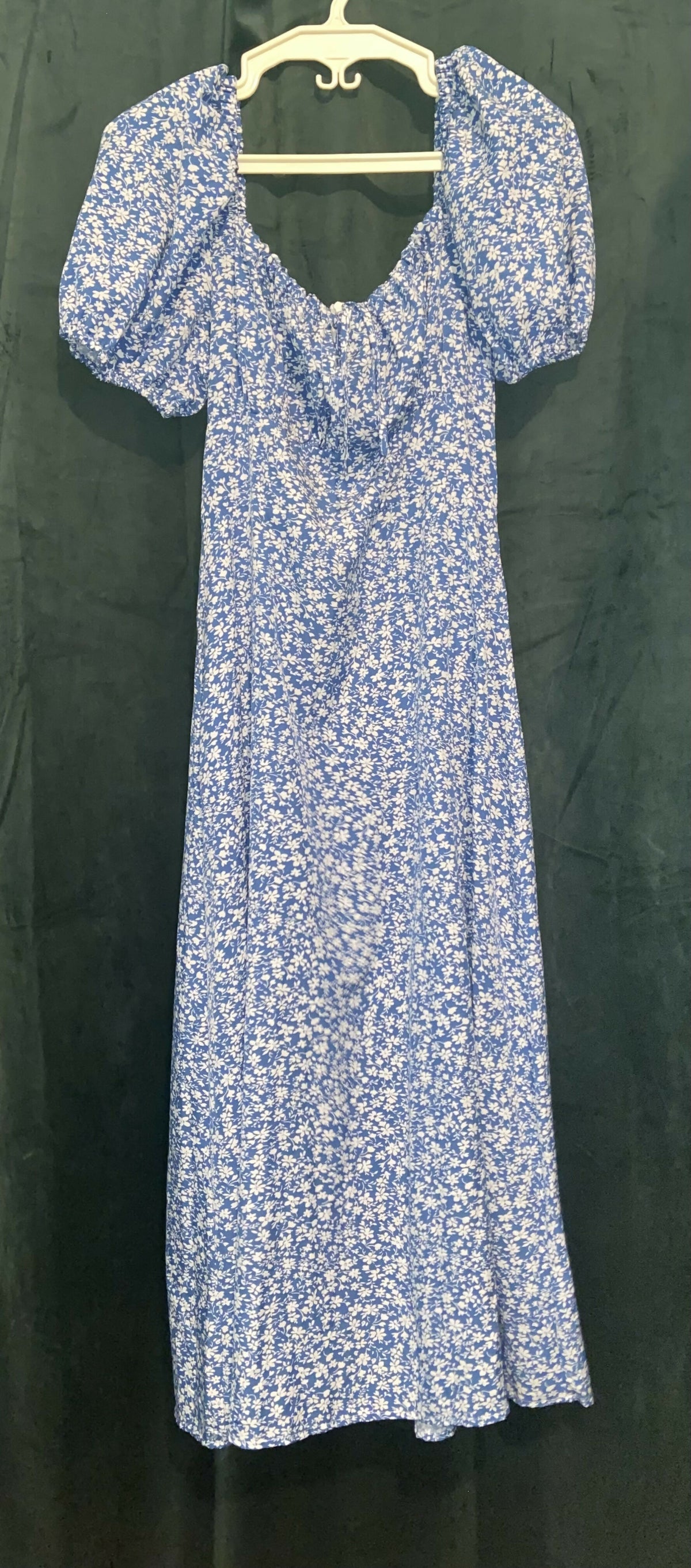 Floral Print Tie Front Dress
