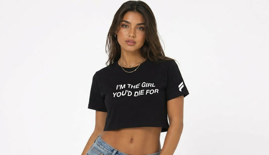 The "Die For" Graphic Crop Tee