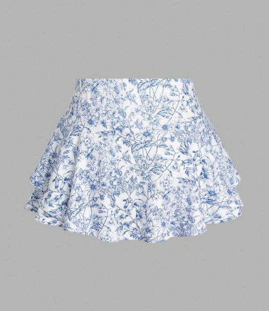 Floral Skort