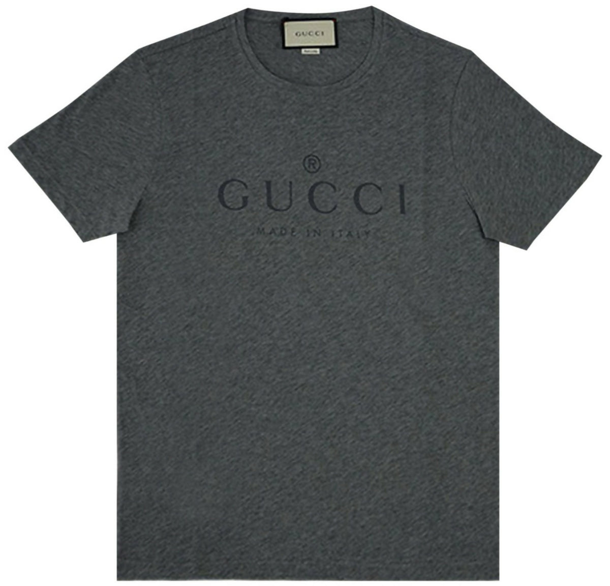 Gucci Logo Cotton T-Shirt – Grey
