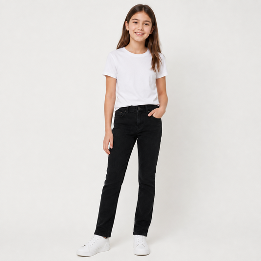 Girls Small Jeans Denim Dark Grey