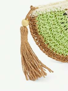 Women Clutch, Crochet Design Bag, Versatile, Kiwi Shape