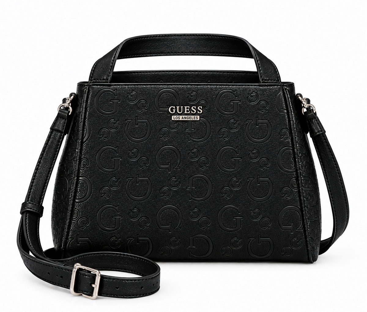 GUESS Black Logo Tote Bag