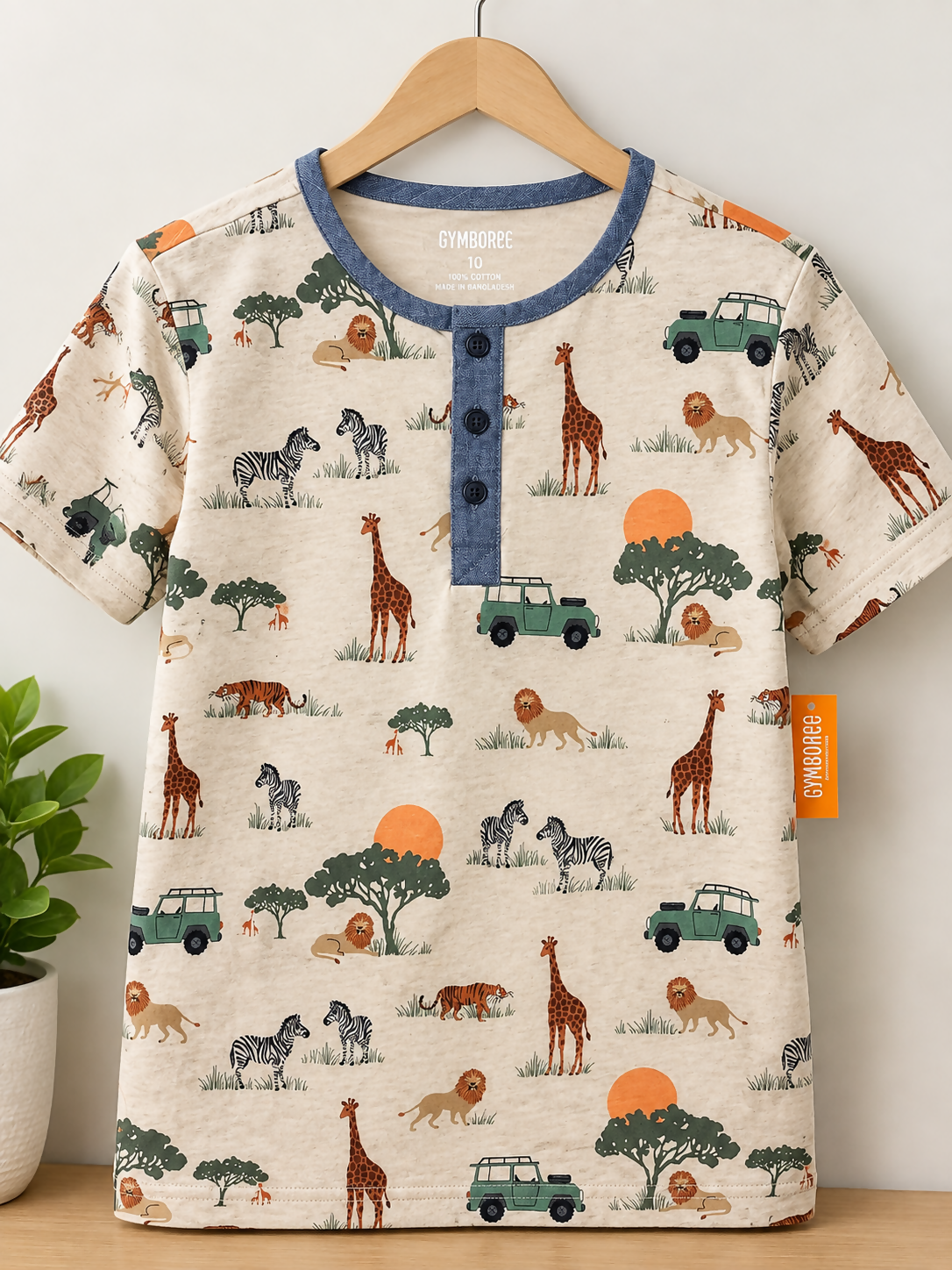 Boys Safari themed tshirt (new) Size 10 in Gymboree