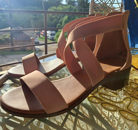 Top Moda Block Heel Sandal