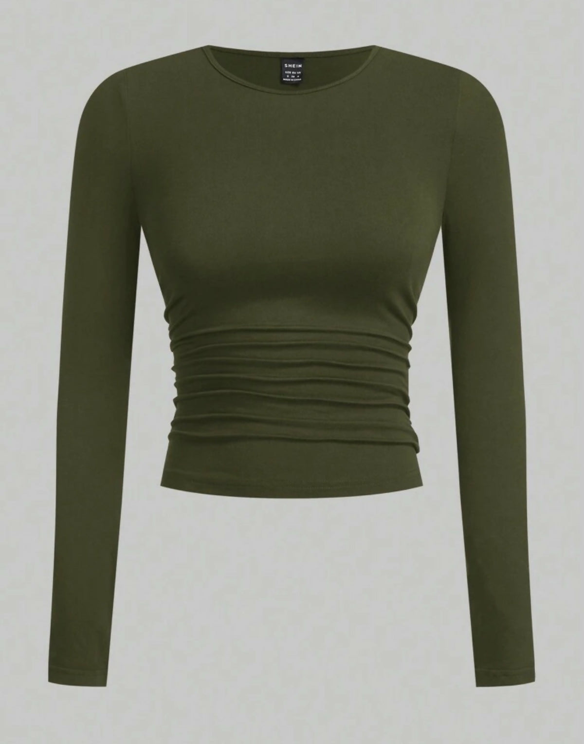 Ruched Long Sleeve Tee