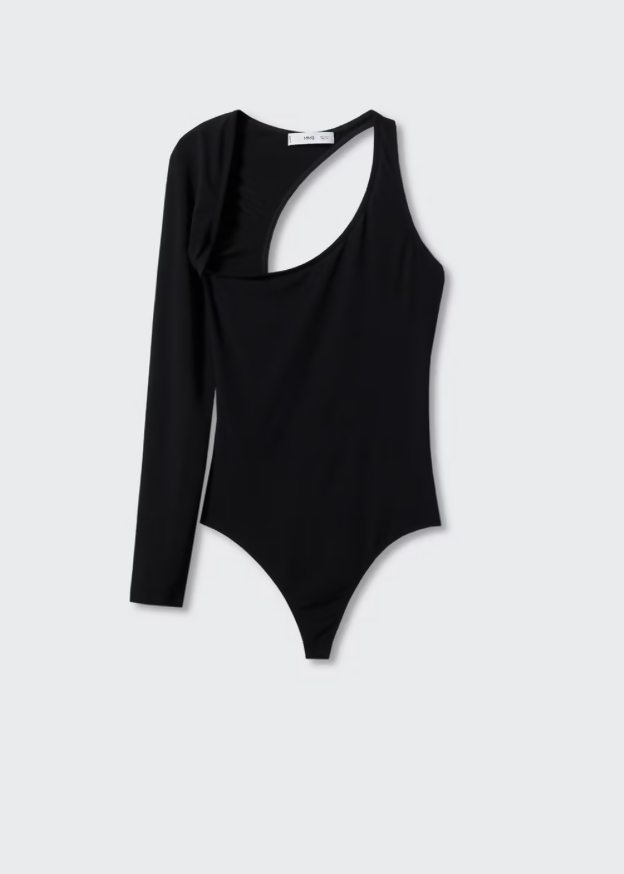 Mango Asymmetrical Bodysuit