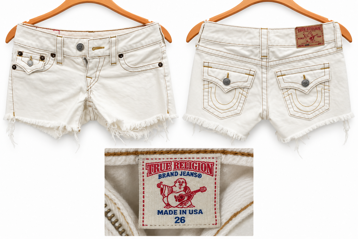 True Religion Women’s Denim Shorts – Size 26