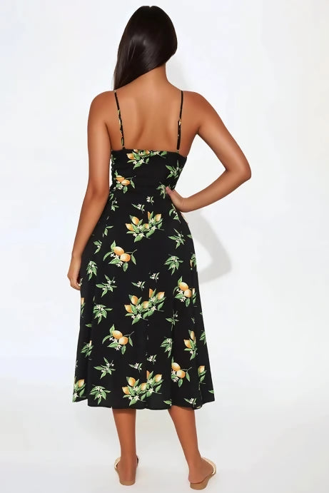 Jackie Laceup Midi Dress