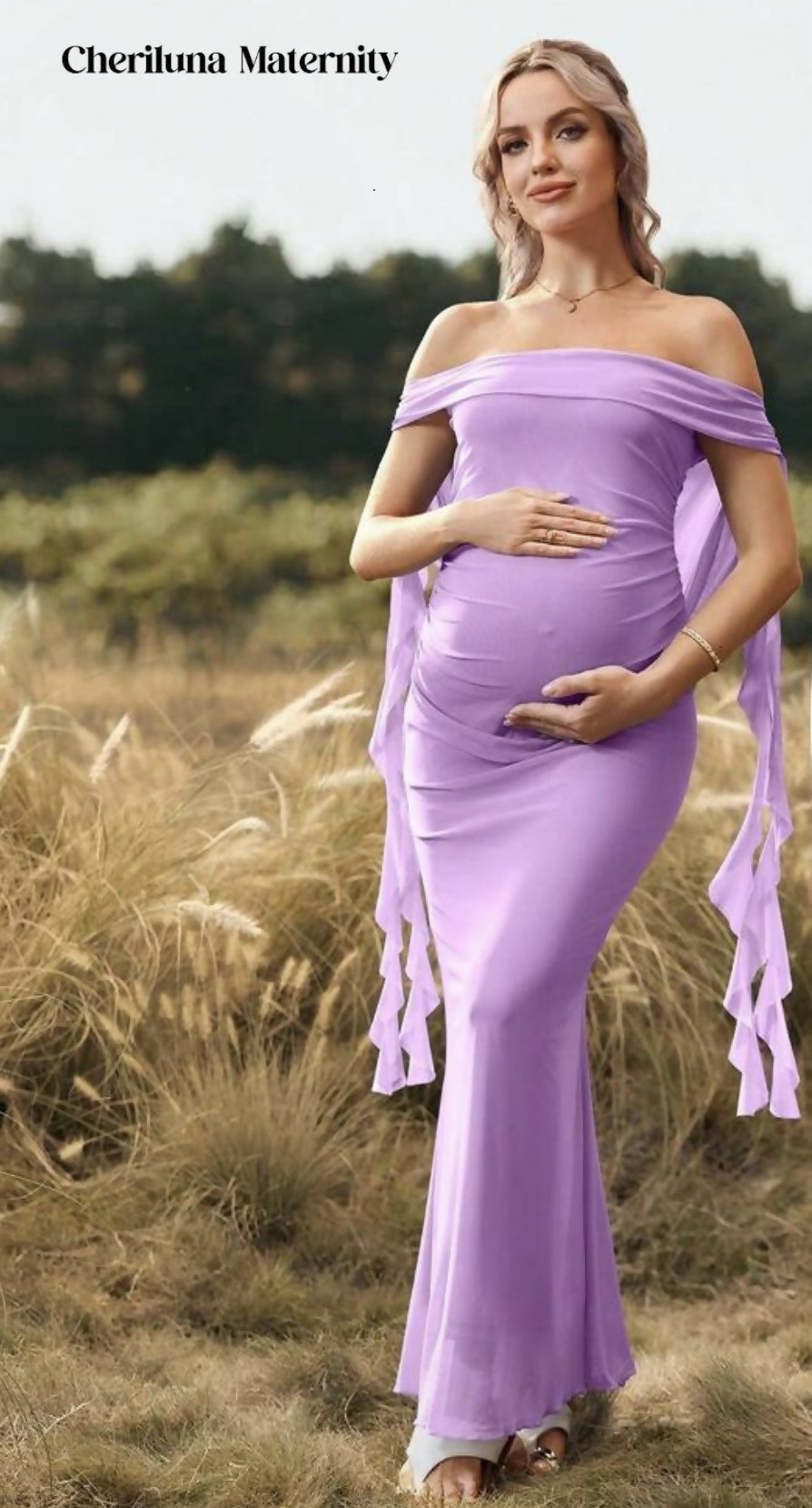Shein Maternity purple/lilac dress