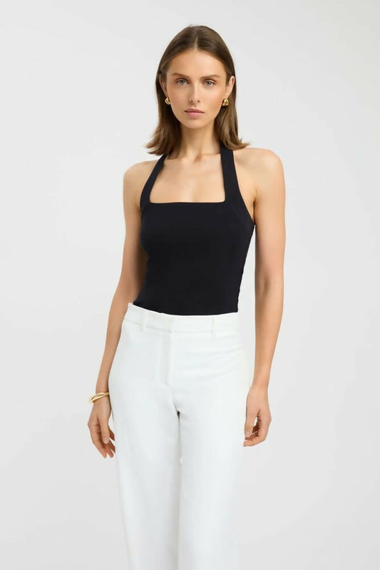 Kookai Nolan Black Halter Top