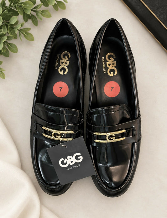 GBG Los Angeles Black Loafers