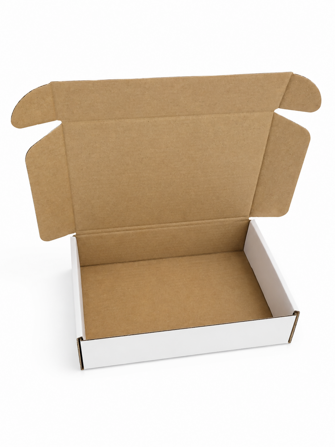 White Corrugated Shipping Boxes – 9 x 6 x 2 in