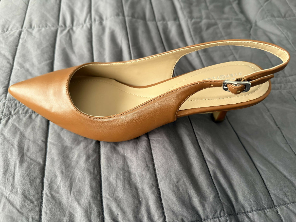 Alfani Brown Slingback Heels
