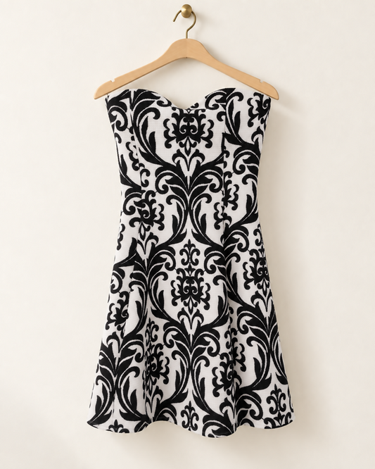 Monochrome Muse Dress