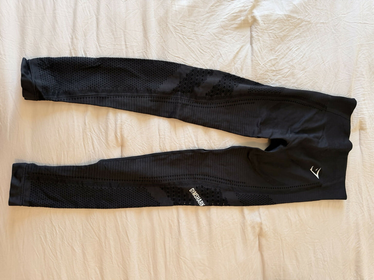 Gymshark Flawless Knit Tights - Black