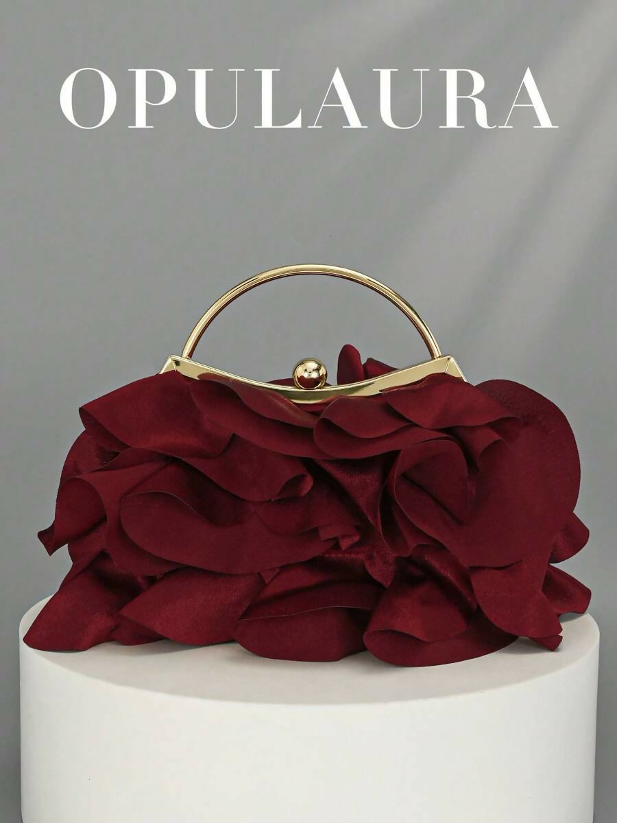 OPULAURA PETAL CLUTCH BAG