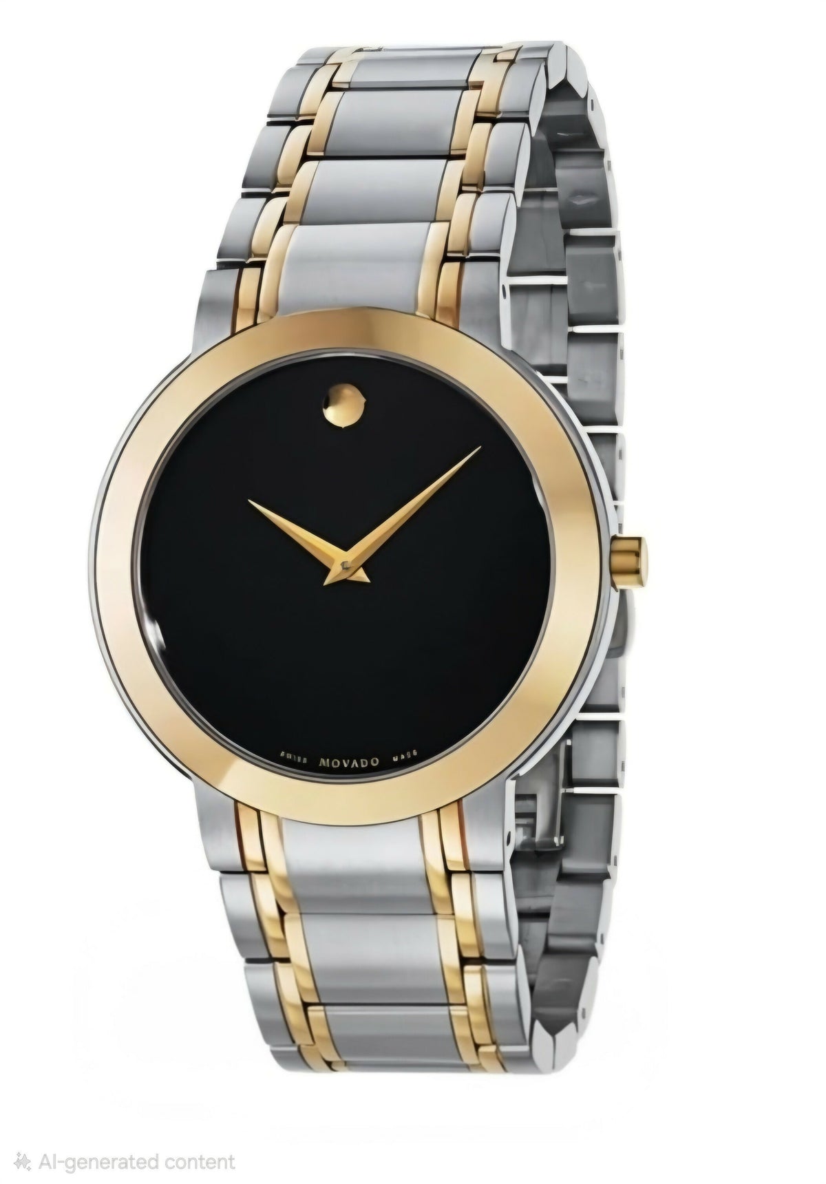 Movado Stiri Two-Tone Chronograph-Free Quartz Watch