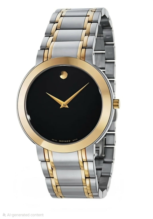 Movado Stiri Two-Tone Chronograph-Free Quartz Watch