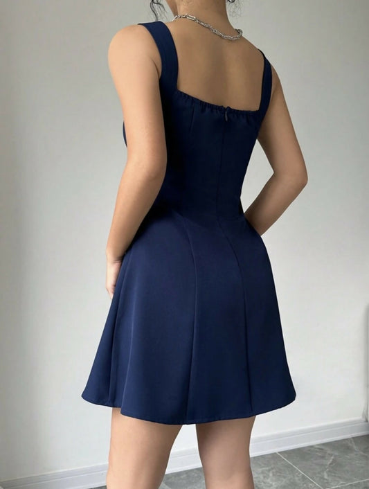 Mini Navy Dress