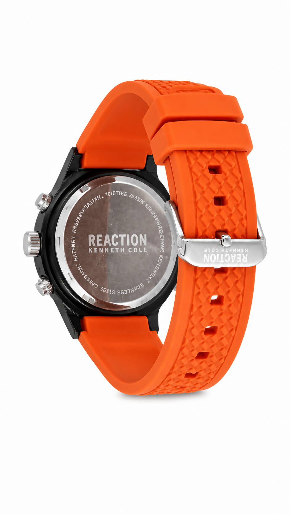 Kenneth Cole Reaction Men's Sport Digital-Analog Watch – Black & Orange