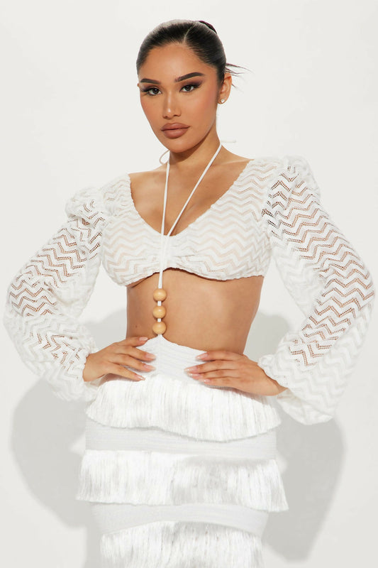 Two-Piece Fringe Skirt Set (Pre-loved)