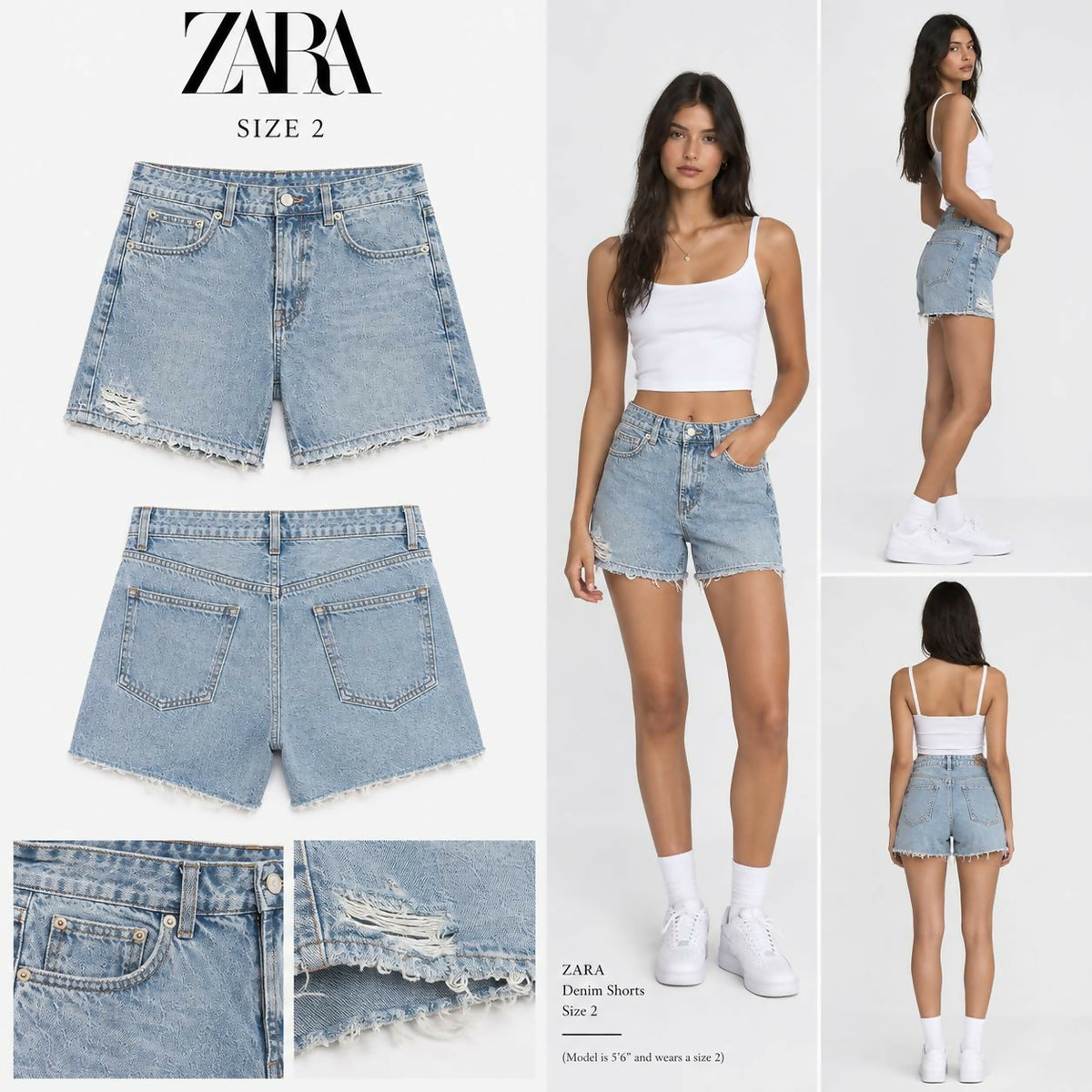 ZARA Denim Shorts