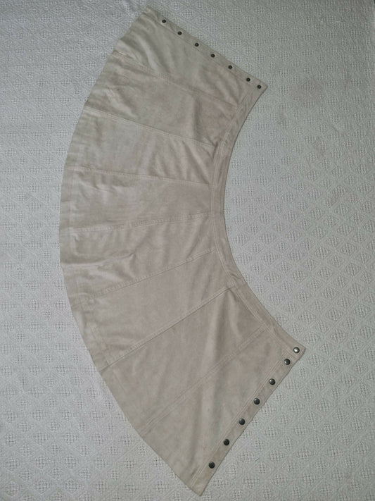 Tan Button up Skirt