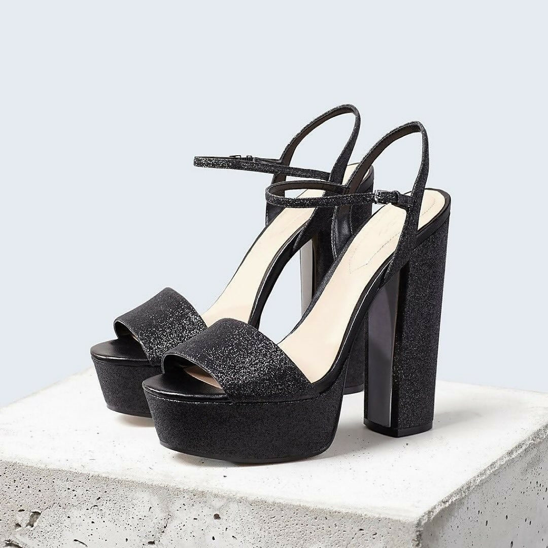 (NEW) Aldo Chunky Heel Platform Sandals