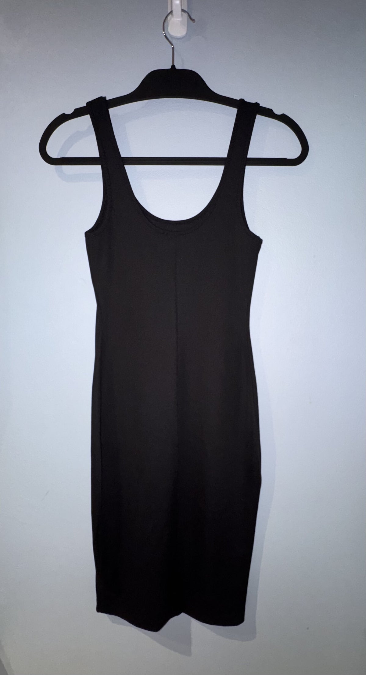 Black Ribbed Dress