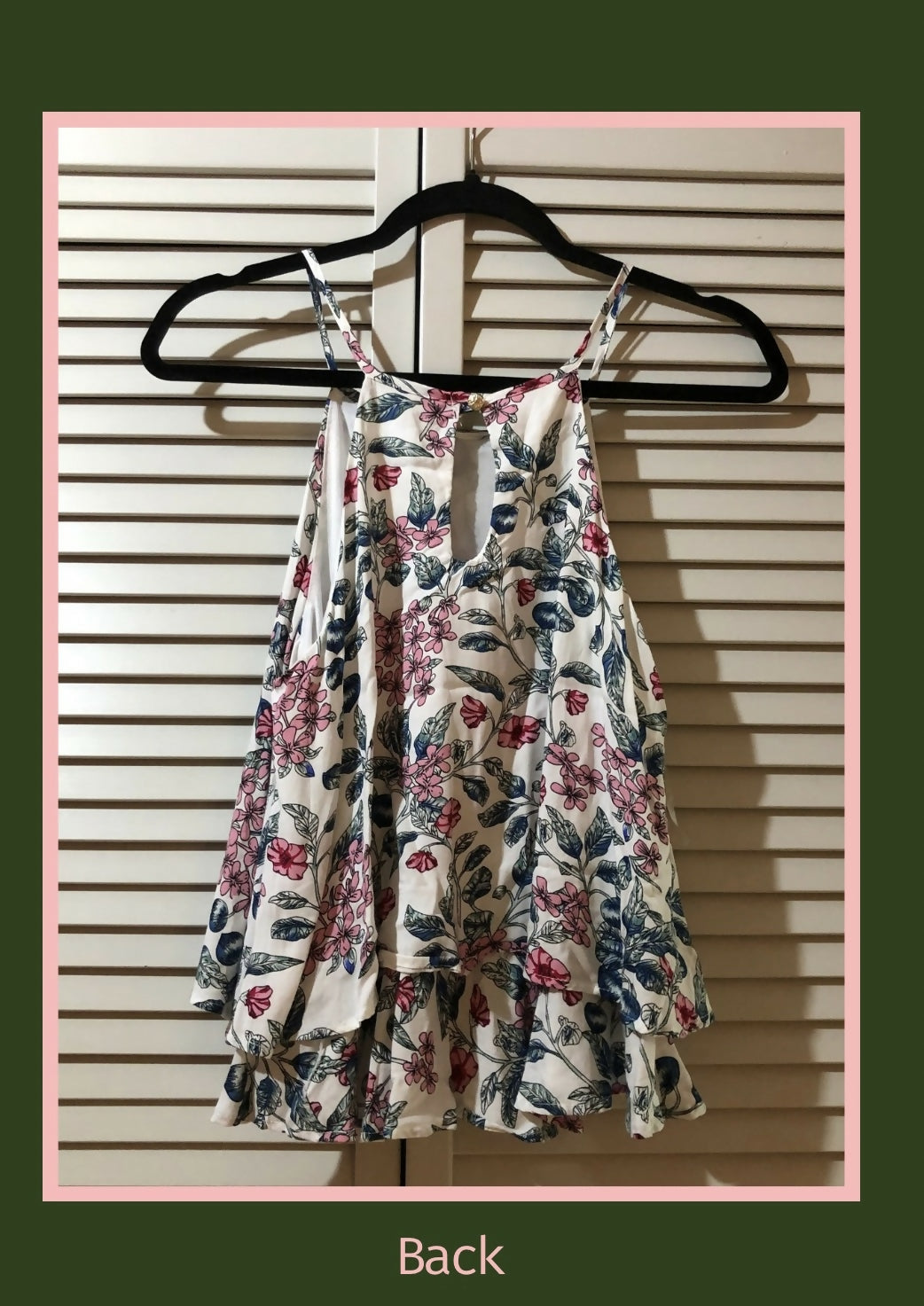 Floral camisole top