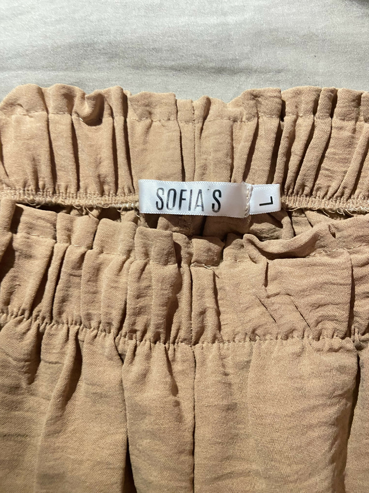 Beige Sofia Shorts