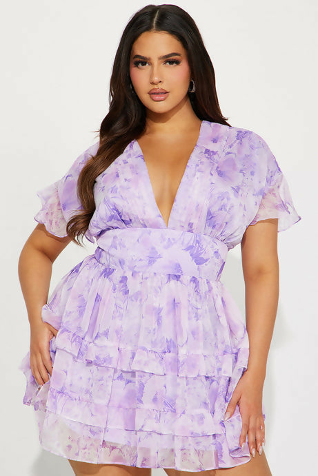 Fashion Nova Sierra Chiffon Mini Dress