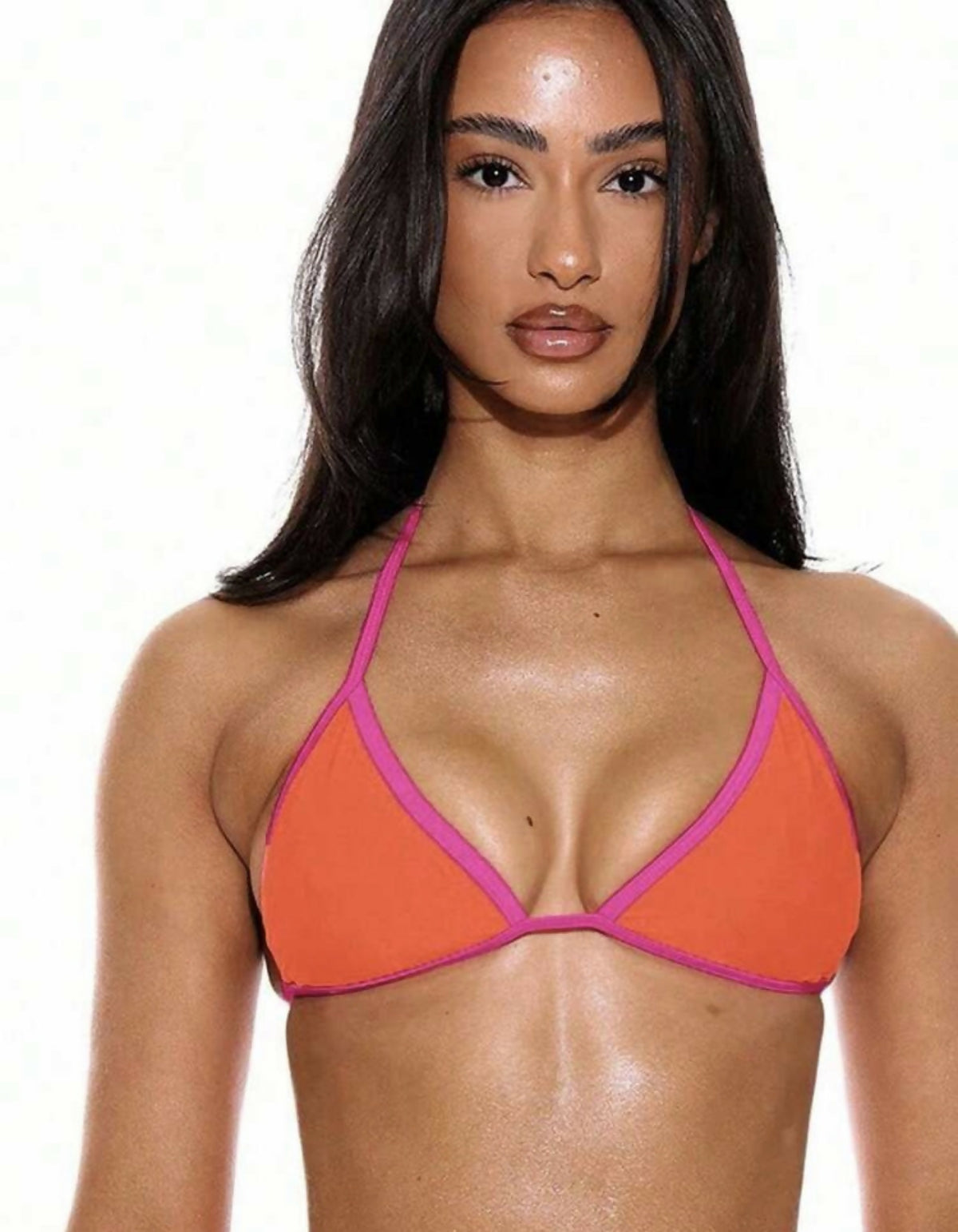 MUSERA Contrast Trim Bikini (Top and Bottom)