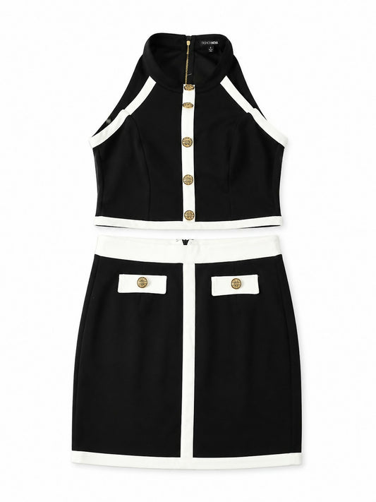 Skirt Set Chanel inspired