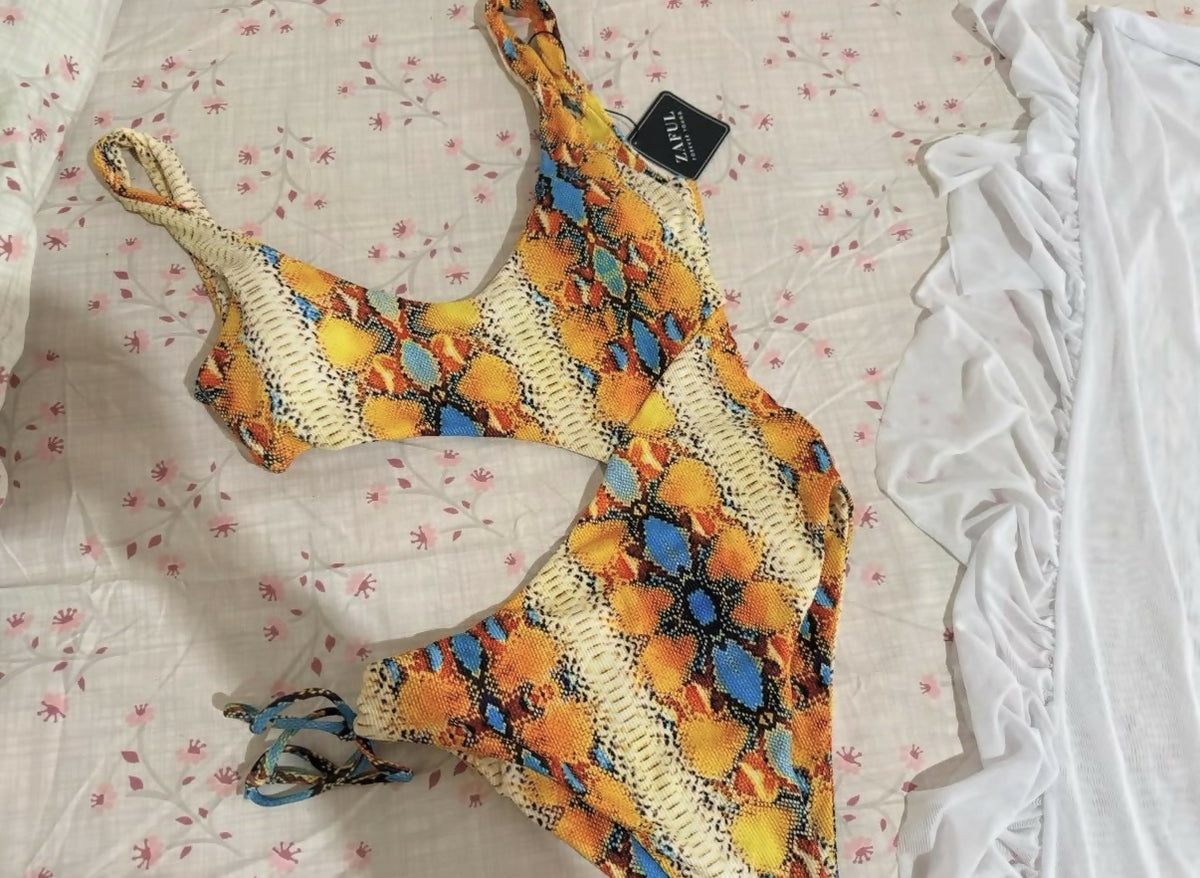 Snake Print One Piece