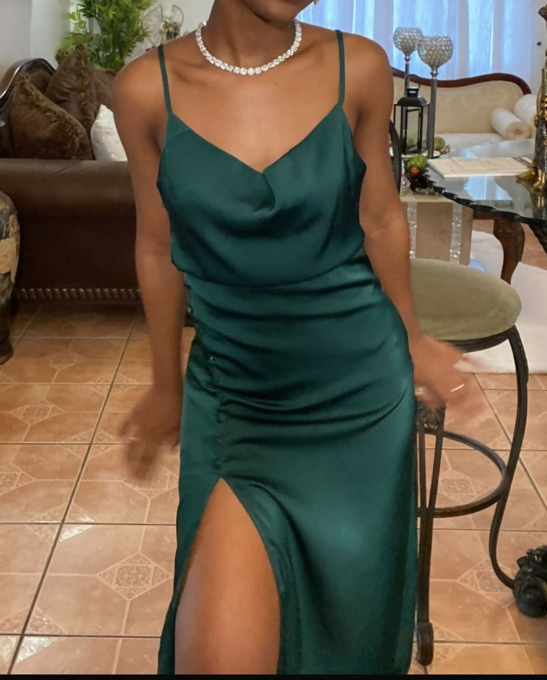Satin Cocktail Dress