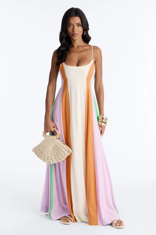 Fashion Nova Linen Maxi Dress