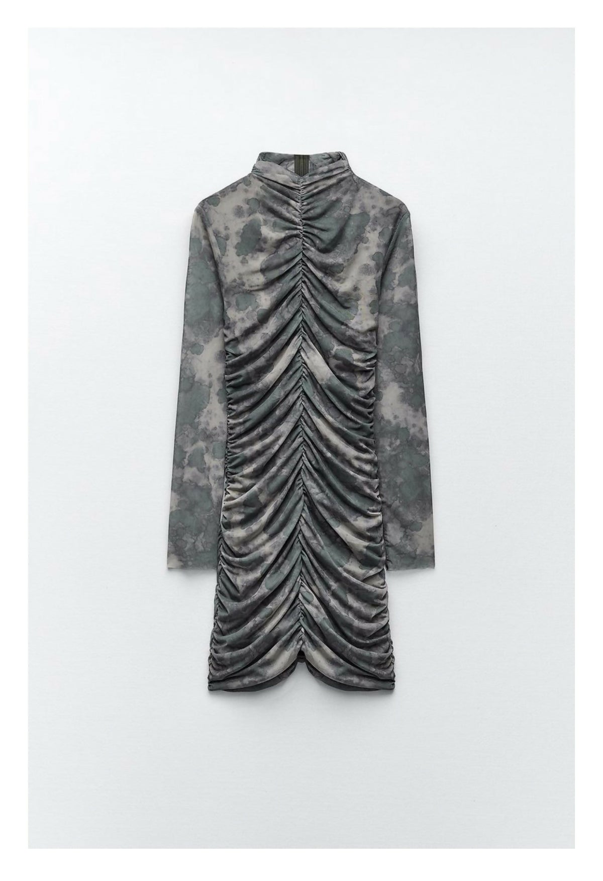 Zara Ruched Tulle Dress
