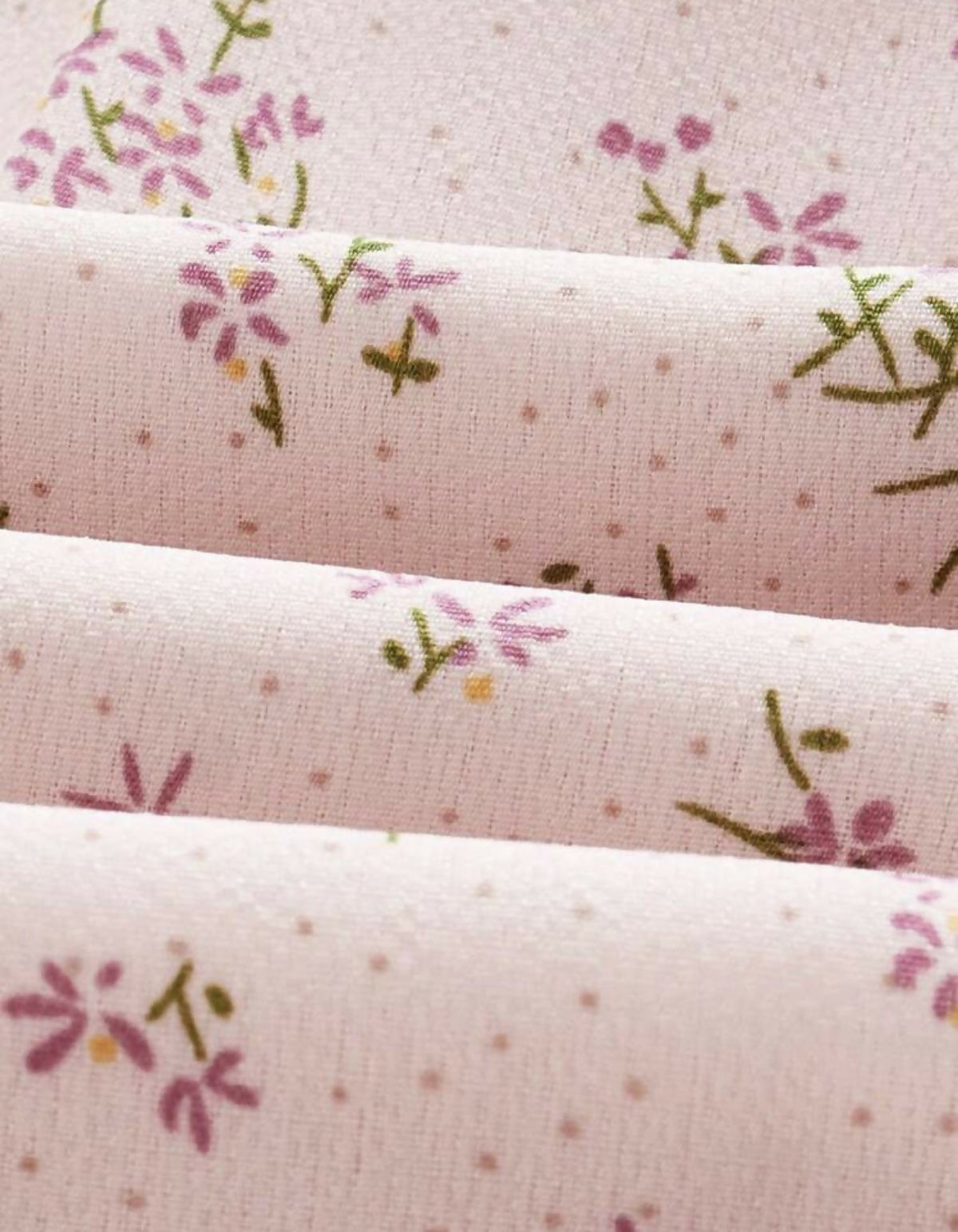 Light pink ditsy floral sundress