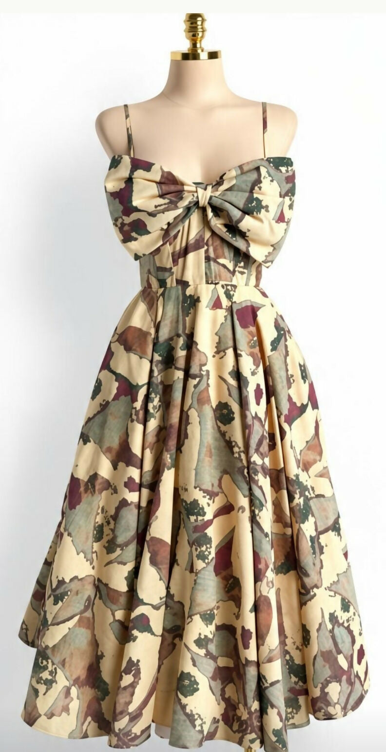 A-line midi dress