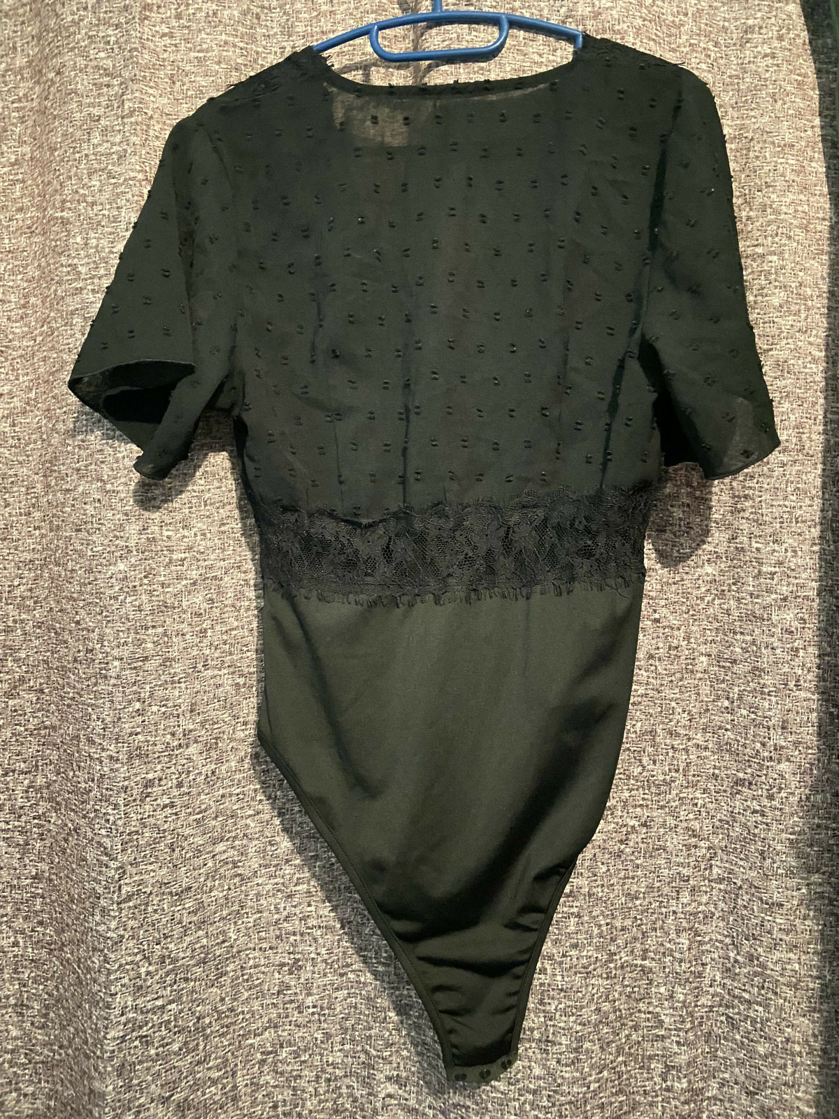 Black Bodysuit with Lace