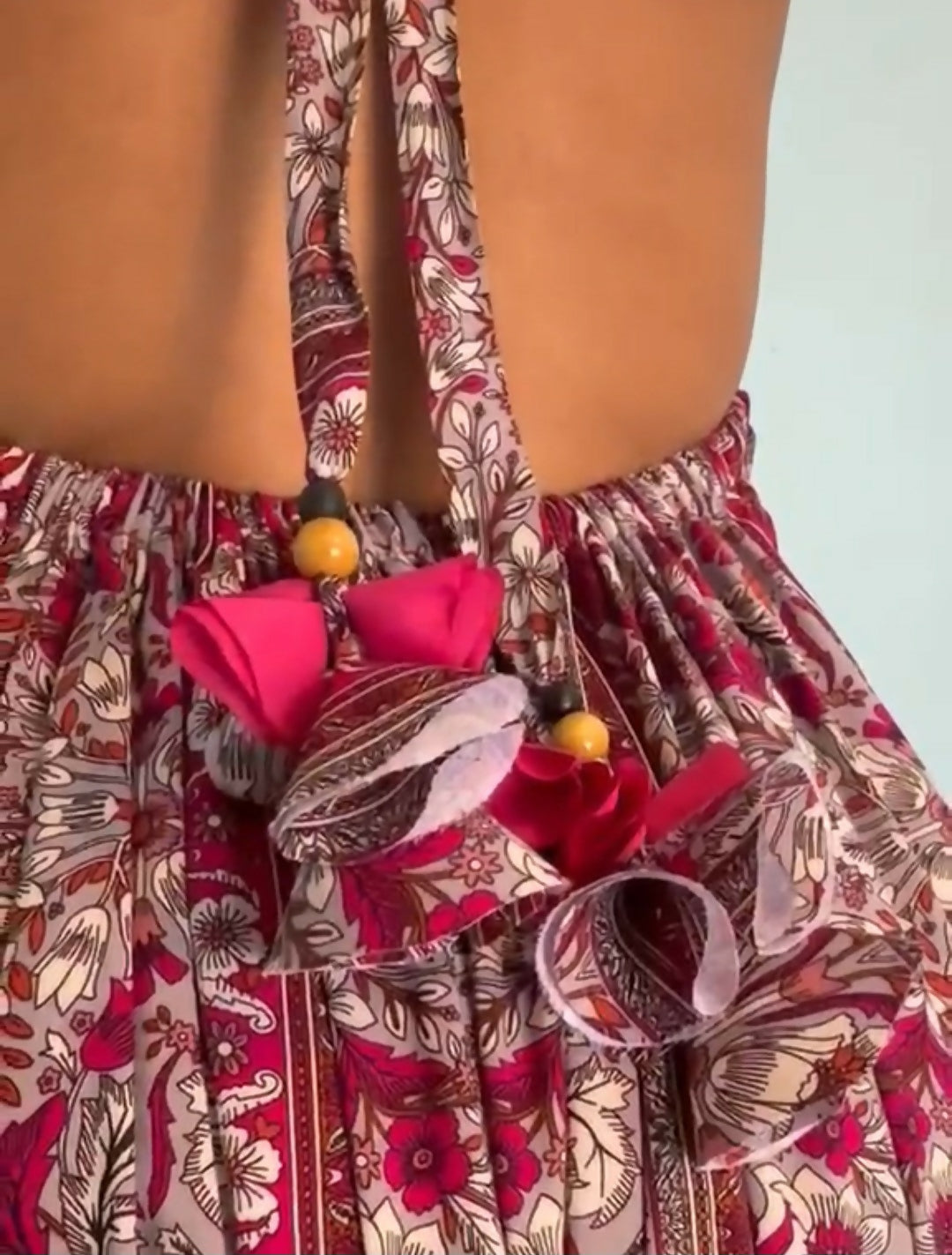Backless Halter Dress