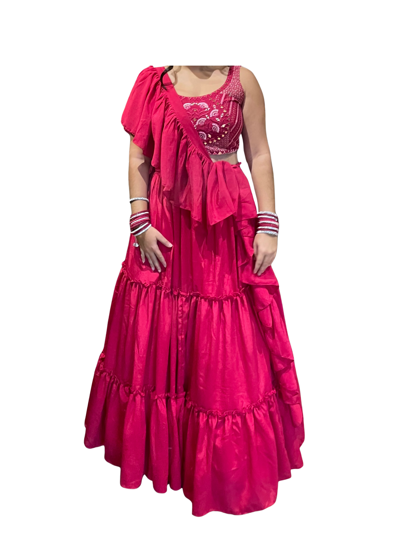 Pink Lehenga (3 piece)