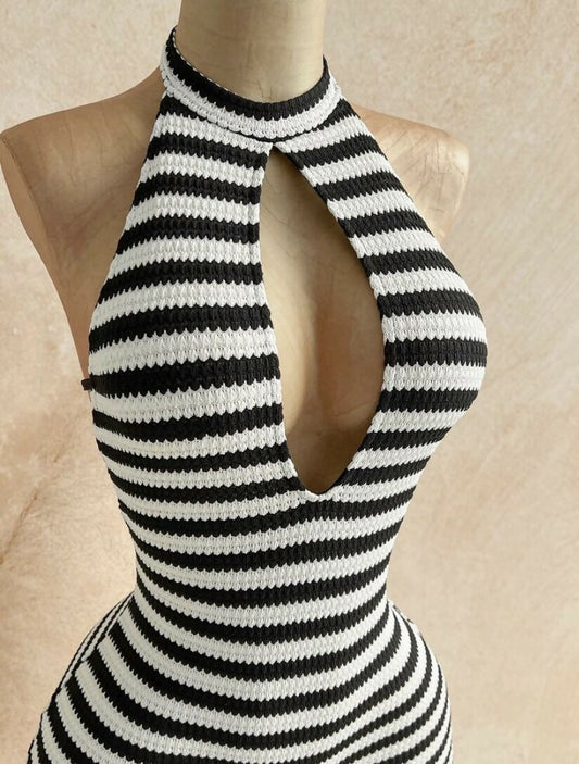 Black & White Sol Romper