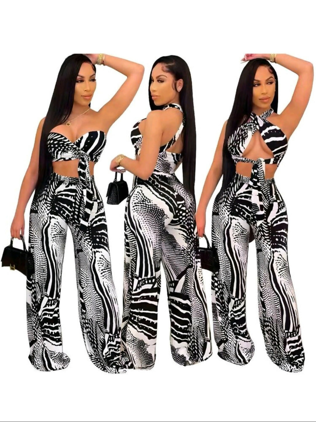 Women's Two-Piece Print Set