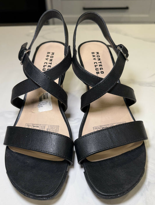 Montego Bay Black Wedges