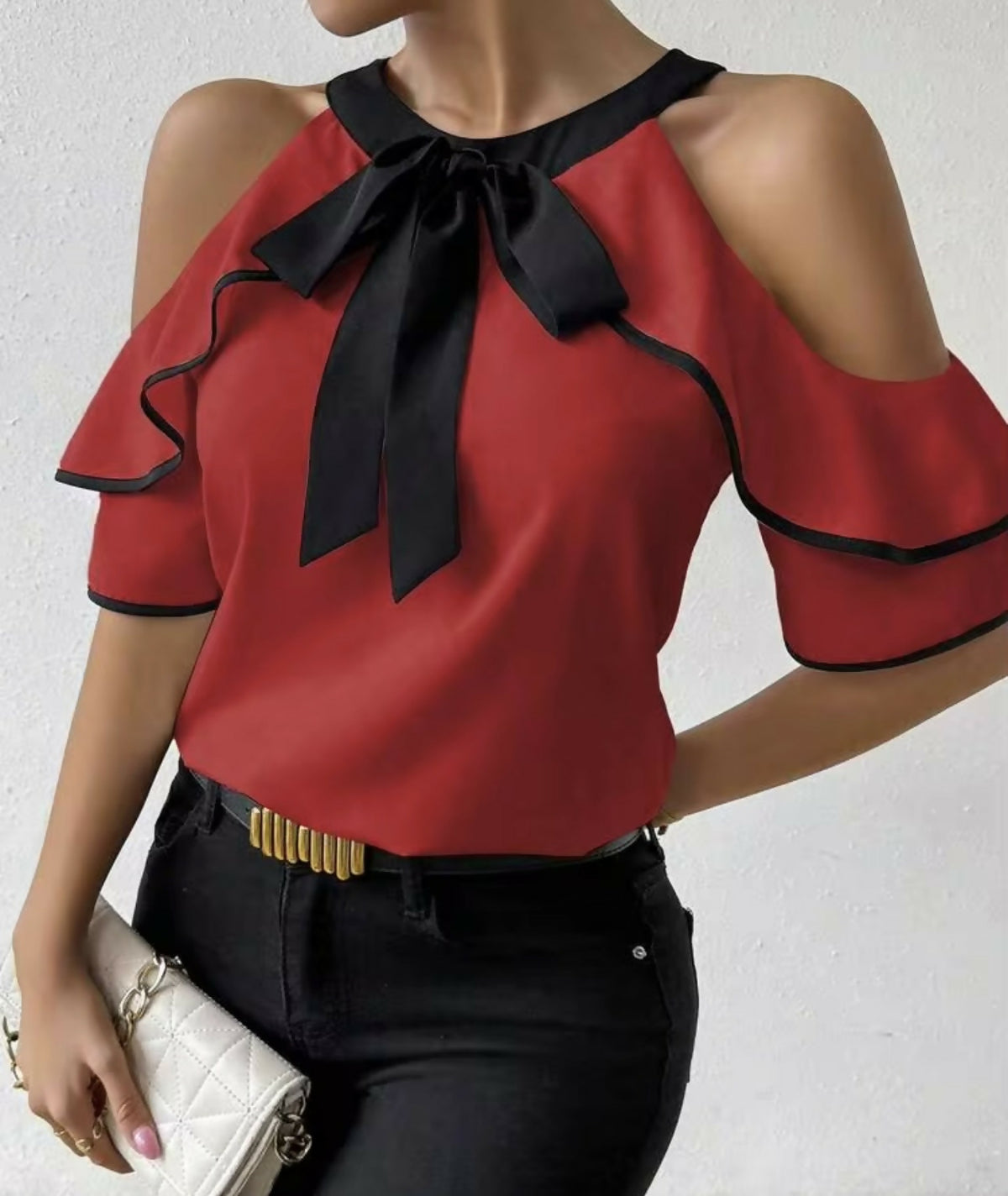 The Scarlet Noir Top