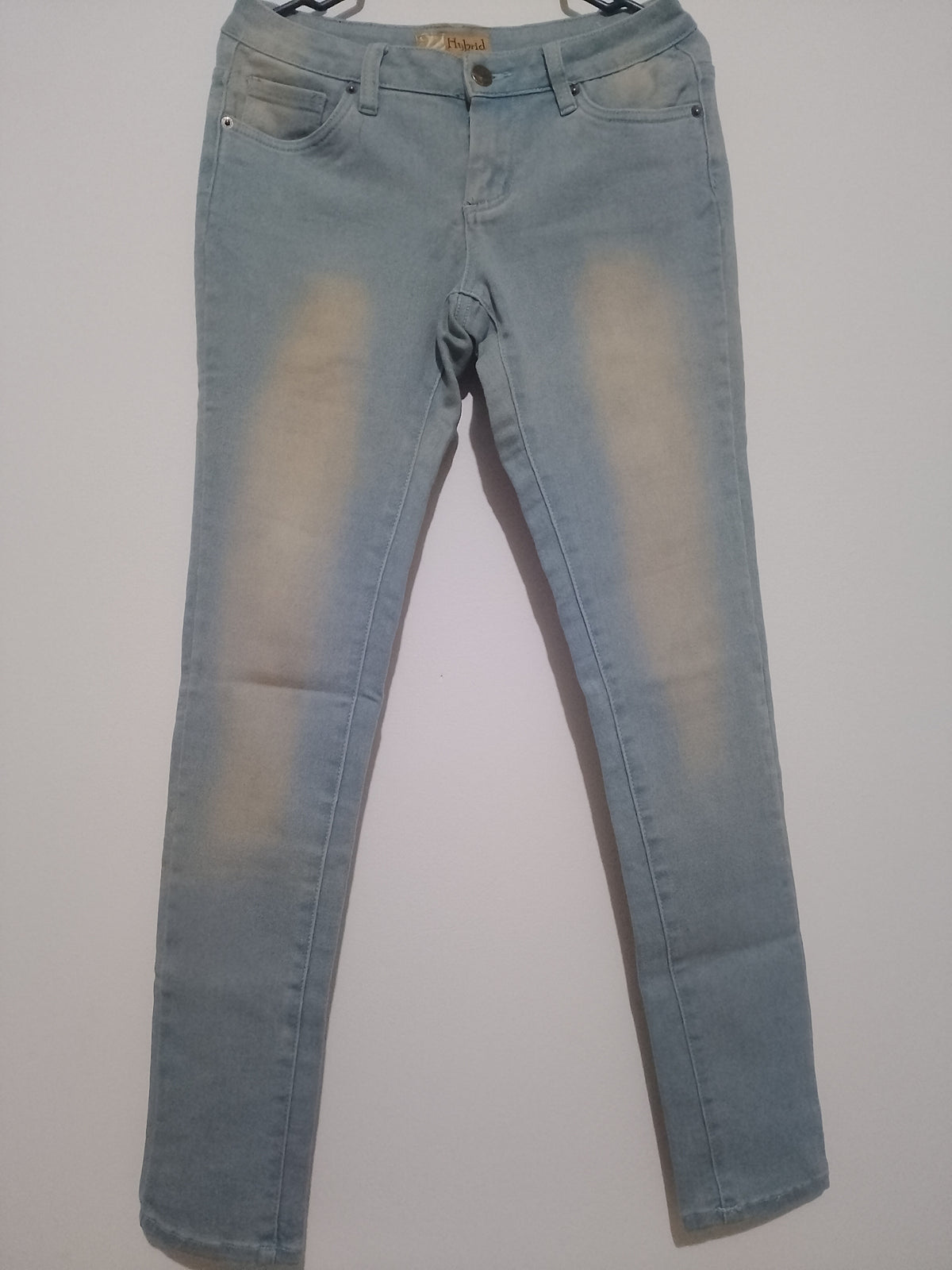 Hybrid & company Mid-rise Light Wash Blue Skinny Jeans